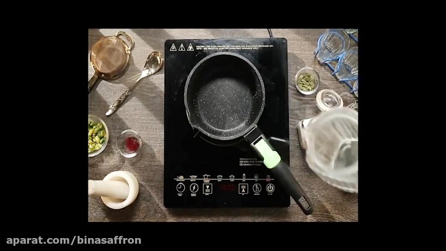 طرز تهیه چای و قهوه زعفرانی