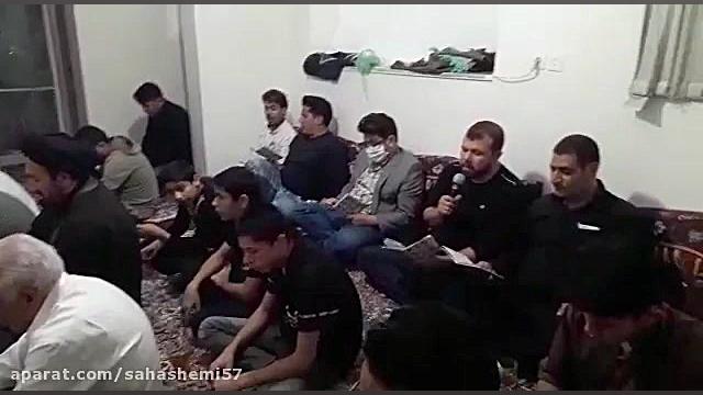 شب بيست ويكم ماه رمضان دعاي زيارت عاشورا مهاجرين افغاني شيراز سید علی هاشمی