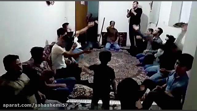سينه زني مهاجرين افغانستاني شب بيست ويكم رمضان سید علی هاشمی