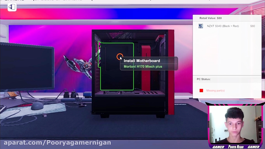اسمبل سیستم ارزان برای گیم..PC Building simulator