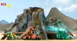 کارتون ماشیناسورها  مته پا