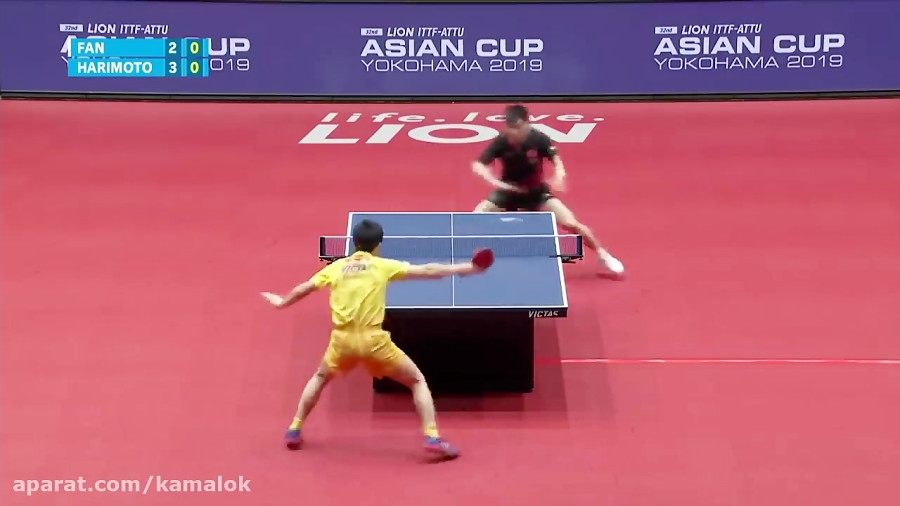 Tomokazu Harimoto vs Fan Zhendong 2019 ITTFATTU Asian Cup (1_2)