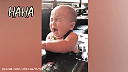 عکس العمل کودکان به خوردن لیمو...