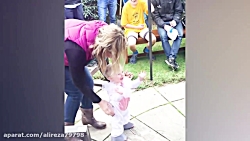 کلیپی از زمان استراحت کردن کود...