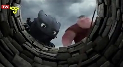 کارتون اژدها سواران  تونل مخرو...