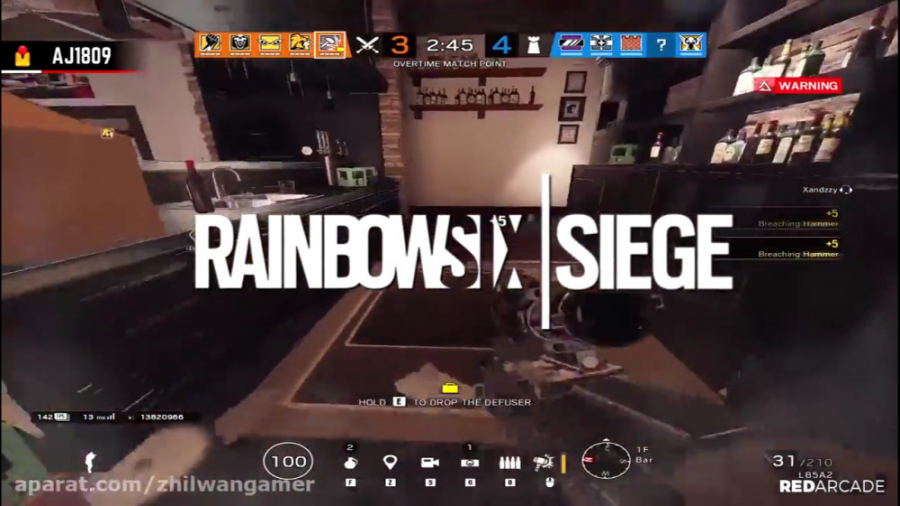 لحظات خنده دار و مهم بازی rainbo six siege پارت 4