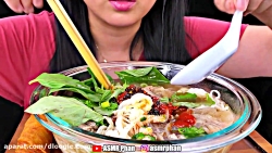 چالش صداي غذا _ سوپ نودل با سب...