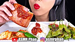 چالش صداي غذا _ خوردن گوشت و ب...