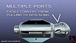 نازل چرخان رسوب زدایی شستشوی ص...