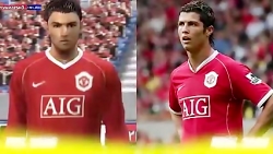 سیر تکاملی طراحی صورت رونالدو...