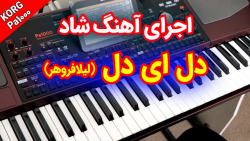 اجرای آهنگ دل ای دل از لیلا فر...