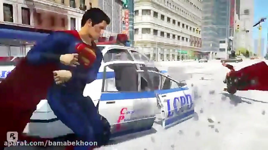 مبارزه سوپرمن و THOR ثور در جی تی ای