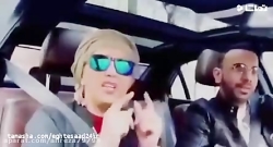 دابسمش بهنوش بختیاری در ماشین...