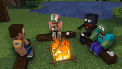 انیمیشن ماینکرافت مدرسه هیولا...