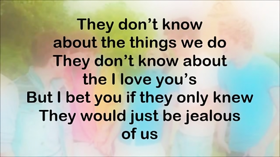 They don t love it. They don't know about us. They don't know.