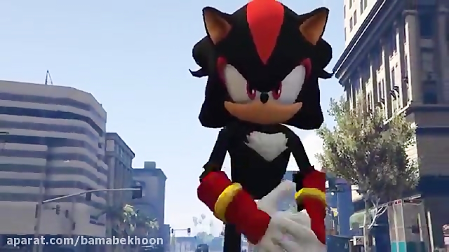مبارزه جذاب سونیک خارپشت و شادو SONIC BOOM در GTA V