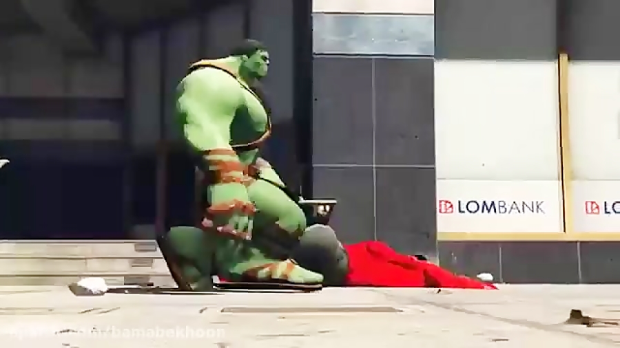 جنگ هالک گلادیاتور و هالک قرمز در GTA V