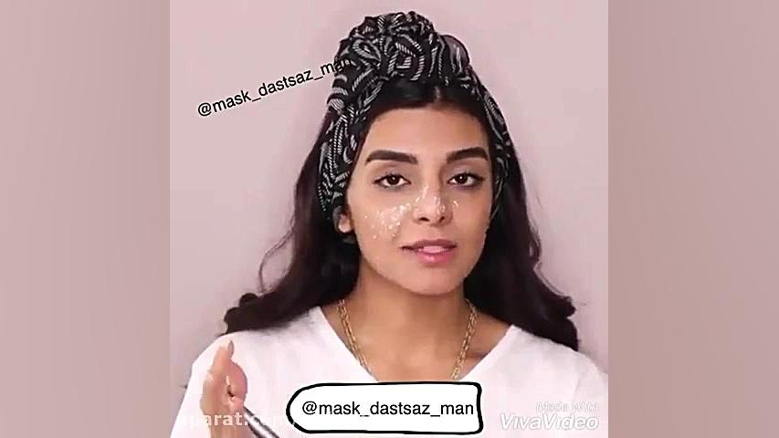 درمان جوش و لک های صورت - ماسک آسپرین کاشت ریش