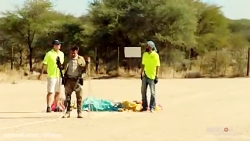 سوتی تونی کلارکسون موقع چترباز...