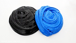 چالش اسلایم اسمر  اسلایم آبی و...