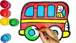 نقاشی اتوبوس