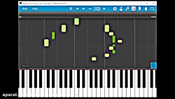 نت آهنگ تنهای تنها از معین به...