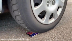 خرد کردن آیفون 11 پرو زیر چرخ...