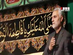 سردار قاسم سلیمانی در کنار رهب...