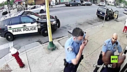 لحظه دستگیری جورج فلوید قبل از...