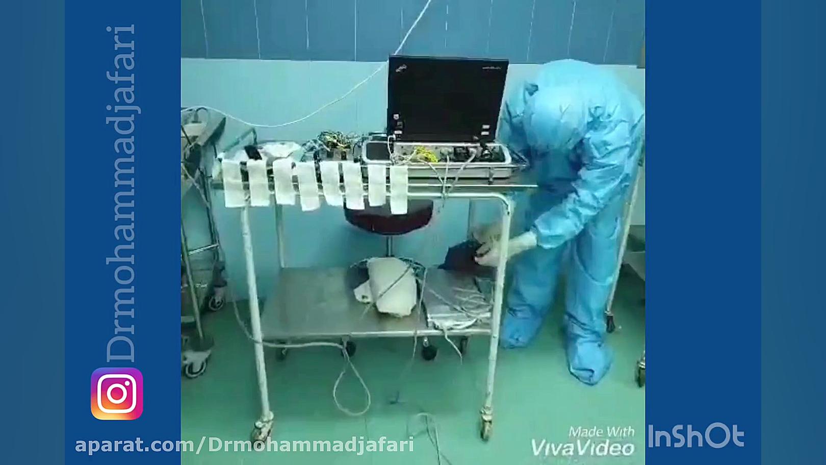 عمل جراحی شکستگی و دررفتگی مهره کمر در بیمار مبتلا به کرونا دکتر محمد جعفری