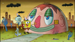 انیمیشن باب اسفنجی در شهر تصاد...