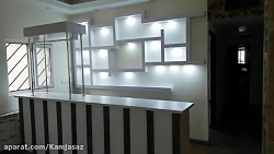 میز بار مشروب با نورپردازی حرفه ای