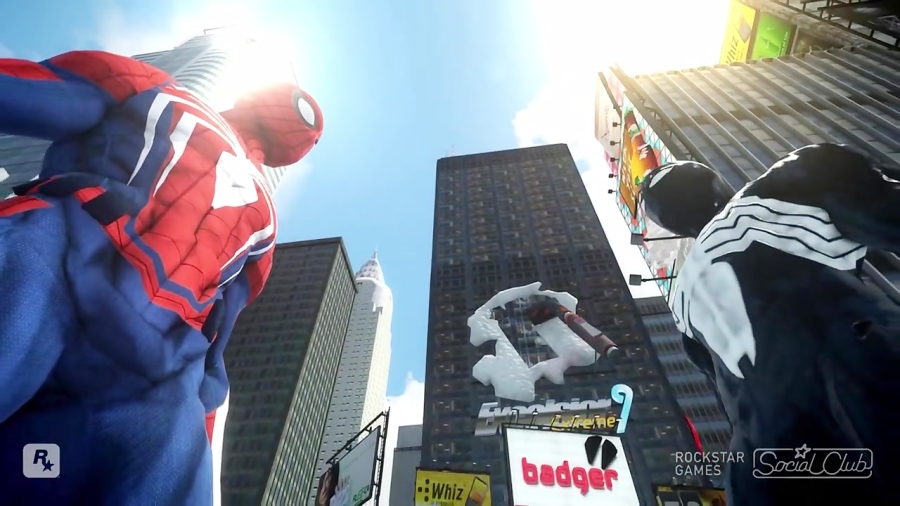 نبرد ابر قهرمانان Spider - Man ( PS4 ) vs Black Spiderman ( Web of Shadows )