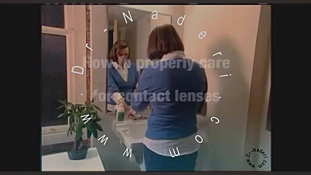 نحوه تمیز کردن لنز تماسی-مرکز چشم پزشکی دکترعلیرضانادری میلوشل