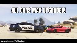 مسابقه با ماشین های پلیس در  gtav