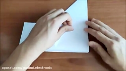 آموزش ساخت یک موشک فوق العاده با کاغذ.