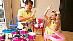 دیانا و ابزارهای موسیقی :: ماج...