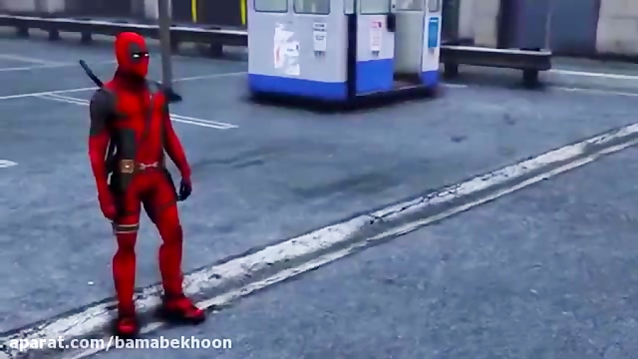 مبارزه باحال مرد عنکبوتی پلی استیشن (MK Armor III) با ددپول در GTA 5