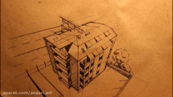 آموزش پرسپکتیو 3 نقطه ای