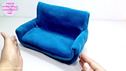 نحوه ساخت کاناپه برای باربی بد...