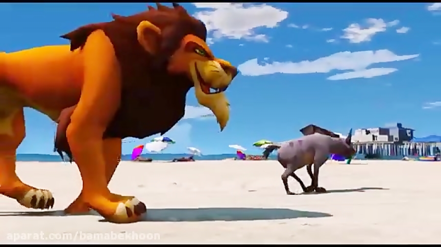 کاراکترهای انیمیشن شیر شاه THE LION KING در GTA 5 (مود)