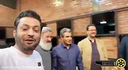 تولد امین حیایی در پشت صحنه عص...