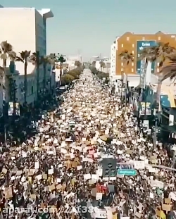 قیام بی&zwnj;نظیر مردم آمریکا...