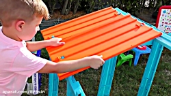 روما برای عروسکش خونه میسازه :...