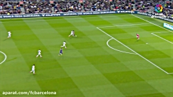 خلاصه بازی؛ بارسا ۲&minus;۱ لو...