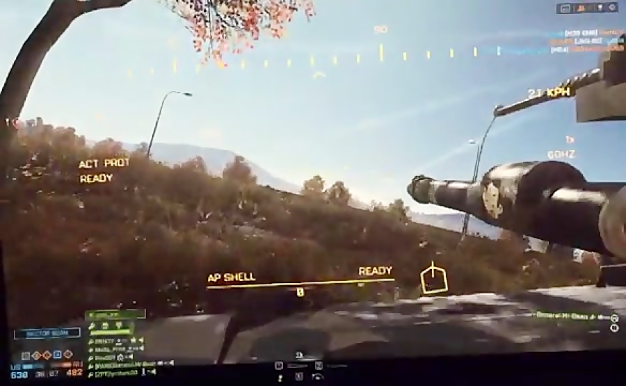 Battlefield 4 Tank vs Attack Helicopter
