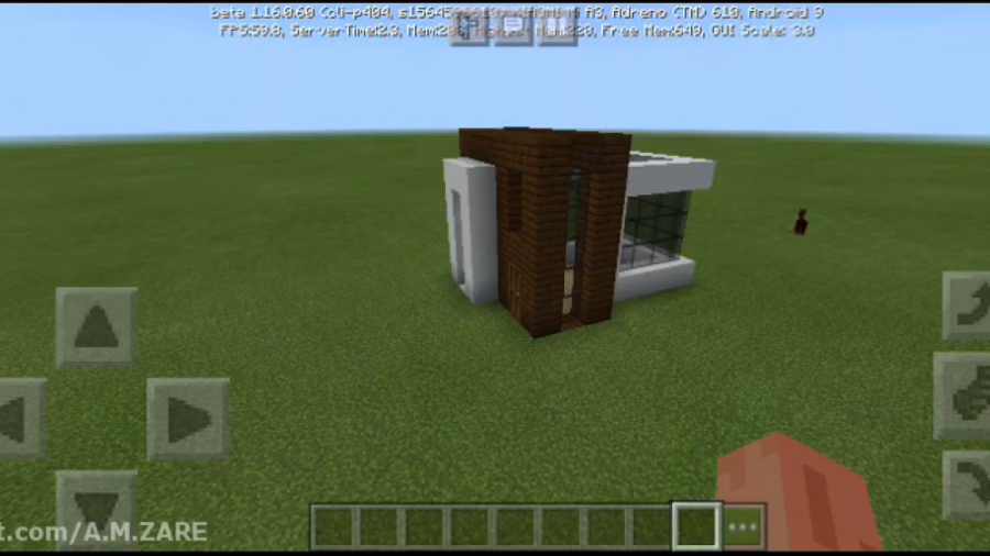 آموزش ساخت خانه ای کوچک اما مدرن در بازی ماینکرافت