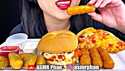 چالش صداي غذا _ ساندویچ مرغ و...