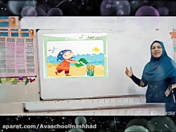 تدریس نشانه (آ) کتاب فارسی اول...