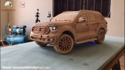 طراحی و مجسمه سازی با چوب  فور...